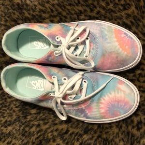 Pastel Womens Tie Dye Vans